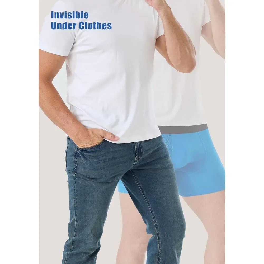 Men's Heavy-Duty Multi-Layer Boxer Briefs Size Medium 5-Pack